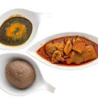 Amala & Ewedu & Beef